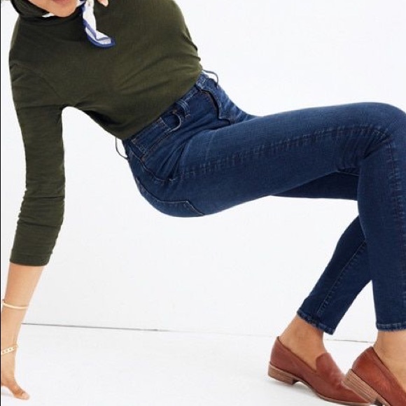 MADEWELL Curvy Hi-Rise Skinny Jeans NWT 25 Tarren - Picture 2 of 5